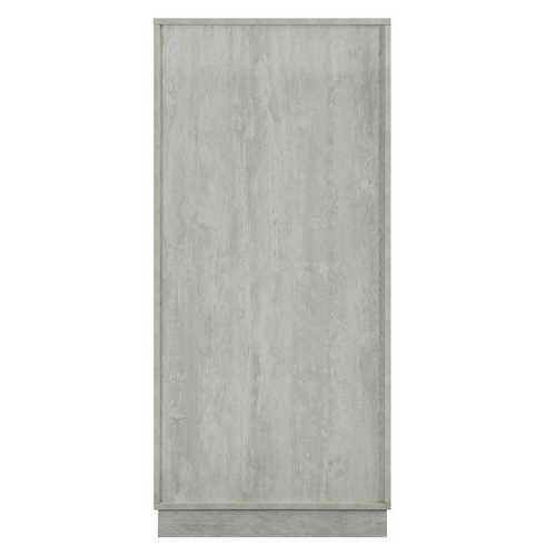 24" X 20" X 52" Wine Cabinet In Antique White - Mdf
