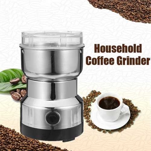 Electric Stainless Steel Home Grinding Milling Machine Coffee Bean Grinder Kitchen Tool