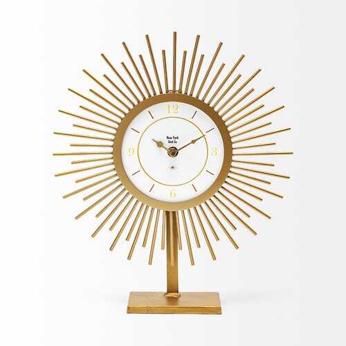 Cyclider Black Metal With Two Wooden Shelves Bar Cart