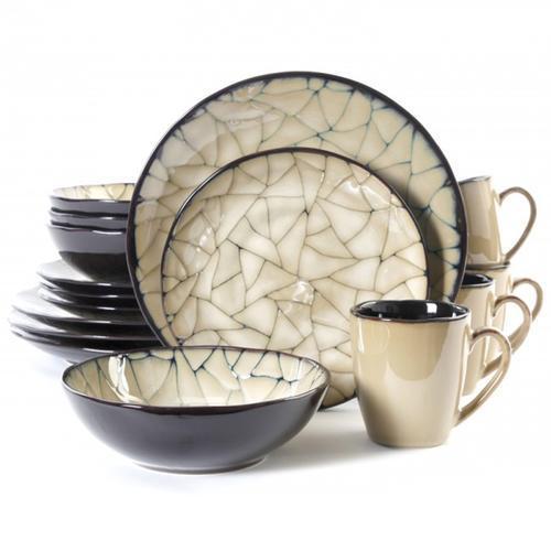 Gibson Elite Zambezi 16-Piece Dinnerware Set