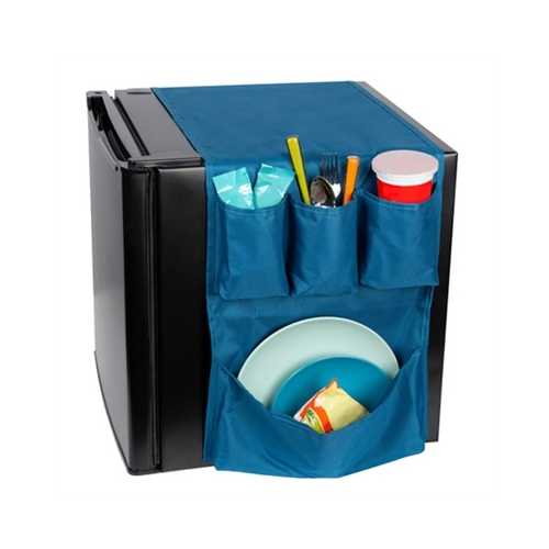 Mini Fridge Caddy Blue