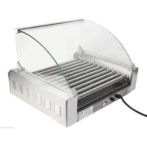 Commercial 30 Hot Dog 11 Roller Grill Cooker Machine