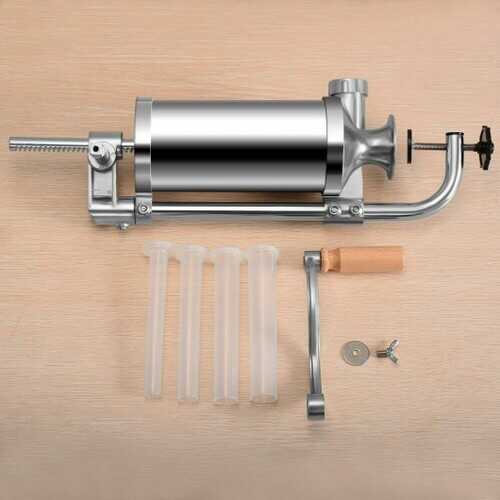 1.5 L Stainless Steel Vertical Sausage Stuffer Maker