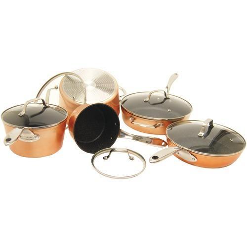 The Rock By Starfrit The Rock By Starfrit 10-piece Copper Cookware Set (pack of 1 Ea)