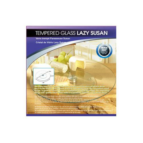Tempered Glass Lazy Susan ( Case of 3 )